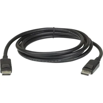 Switch ATEN 2L-7D02DP DisplayPort kabel 2 m Černá
