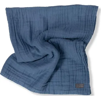Dětská deka Deka VINTER & BLOOM Layered Muslin Organic 2025, storm blue