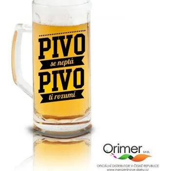 Žertovný předmět Půllitr - Pivo se neptá - 0,5 l