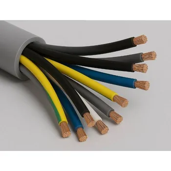 elektrický kabel Flexibilní ovládací kabel YSLY-JZ 12x 0,75 barevné značení žil