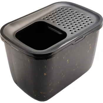 Toaleta pro kočku Savic Hop In toaleta pro kočky mramor černo-zlatá pro kočky