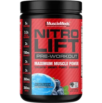 Anabolizér MuscleMeds Nitrolift 550 g Příchuť: Modrá ledová kaše