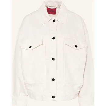 Hugo Dámská Džínová Bunda Gatria, bílá, 34