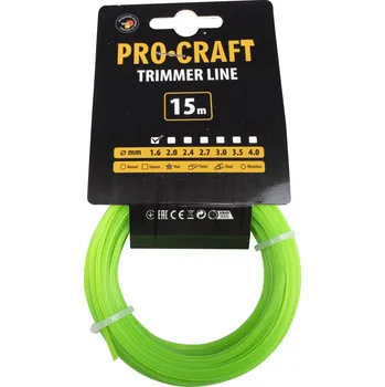 Struna žací (1.6mm) (15m) hvězda PROCRAFT ZI-1.6/15