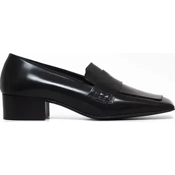 Dámské mokasíny Kožené mokasíny Vanda Novak Alex dámské, černá barva, na platformě Alex.Cristal.Black 99X, EUR 39