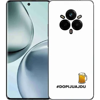 Pouzdro na mobilní telefon Gelový kryt mmCase na Realme 14 Pro+ 5G - pivní motiv 1 bílé pozadí