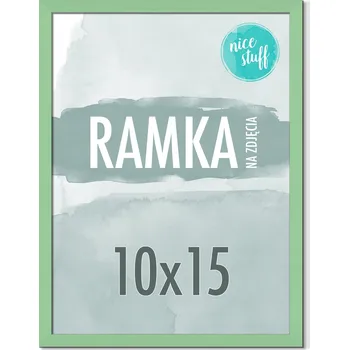 Obraz RÁMEČEK NA FOTOGRAFIE 10x15 A6 RÁMEČKY NA FOTOGRAFIE 15x10 ZELENÁ MÁTOVÁ