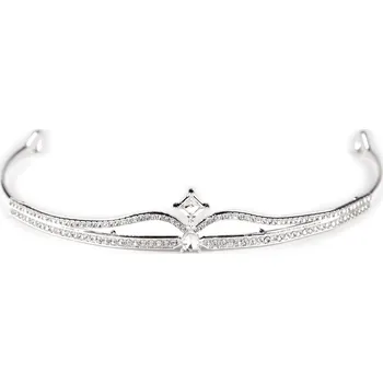 Štrasová čelenka / korunka do vlasů, barva 2 crystal korunka