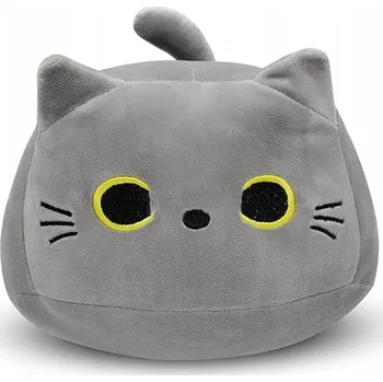 plyšák MĚKKÝ KULATÝ KOŤÁTKO POLŠTÁŘ PLYŠÁK PRO DĚTI VELIKOST L 35 cm