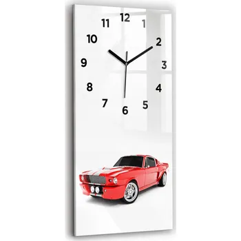 Hodiny Nástěnné hodiny Wallfluent červené 30 cm