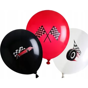 Balónek LATEXOVÉ BALÓNKY FORMULE 1 30 CM 6 KS ZÁVODY OSLAVA NAROZENIN