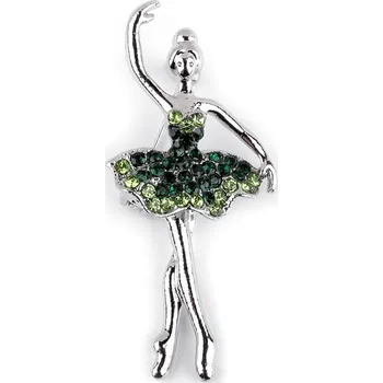 Brož Brož s broušenými kamínky baletka