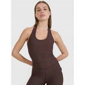 Dámské oblečení Tričko 4F Dámské hnědé Tričko M