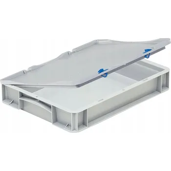 Dóza na potraviny Šedá nádoba na těsto na pizzu 6,4 l, 40 x 30 x 7 cm