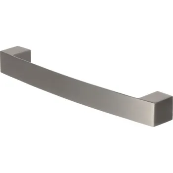 Nábytkové kování - Úchytka Ulica kovová imitace nerezi Rozteč: 256 mm