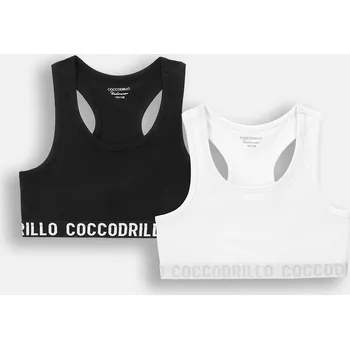 Dívčí bavlněné tričko bílé 140/146 Coccodrillo XCX