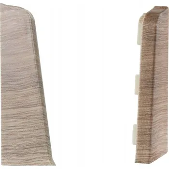 soklová lišta Levá koncovka, pravá koncovka Salag PCV 12 x 72 délka 0 cm dub