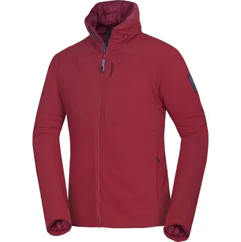Pánská větrovka Northfinder Pánská městská bunda větruvzdorná SCOTT, tmavě rudá, L