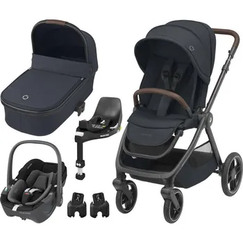Kočárek Kočárek MAXI-COSI Akční set Oxford 2024 + ZDARMA Základna FamilyFix 360 Pro a Adaptéry, essential graphite + ZDARMA Základna FamilyFix 360 Pro a Adaptéry