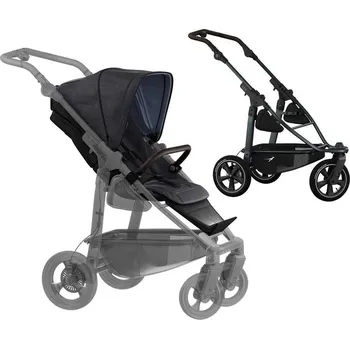 Kočárek Kočárek TFK Mono 3 frame air wheel Stroller seat unit mono/pro Premium 2026, black