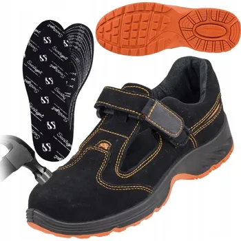 Pracovní obuv Pracovní sandály PROTECTwear BEZPEČNOSTNÍ POLOBOTKY S OCELOVOU ŠPIČKOU BOZP velikost 40