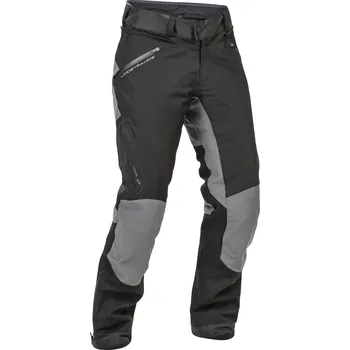 Moto bunda Lindstrands Lofsdalen pants Black/steel grey Velikosti pánské: 50 Pánské textilní motocyklové kalhoty s funkční laminovanou membránou