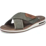 Pánské nazouváky Rieker 29083-52 Barva: Zelená, Velikost: 44