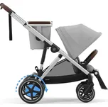 Kočárek CYBEX e-Gazelle S stone grey (silver frame) + Fusak CYBEX Snogga 2
