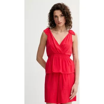 Dámská halenka Halenka Liu Jo dámská, červená barva, hladká, VA5050.T2920 29X, vel. XS