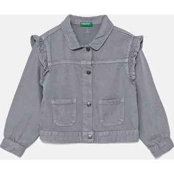 Dětská bunda United Colors of Benetton 21AQGN03Q.P.Seasonal fialová 94X, vel. 90