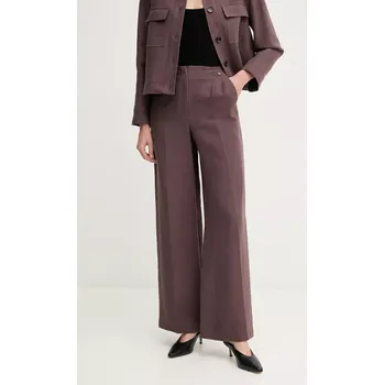 Dámské kalhoty Kalhoty s příměsí lnu Pedro del Hierro 7609762 hnědá 98X, vel. 36