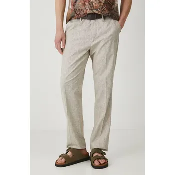 Dámské kalhoty Kalhoty s příměsí lnu Medicine RS25.SPM821 hnědá 84A, vel. L