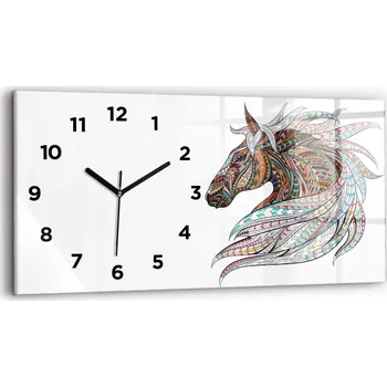 Hodiny Nástěnné hodiny Wallfluent hnědé 60 cm