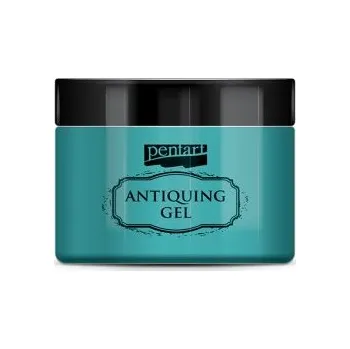 Speciální výtvarná barva Pentart Antik gel PENTART 150 ml PATINA MODRÁ