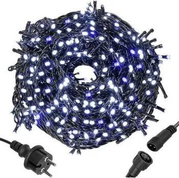Vánoce SPRINGOS LED světelný řetěz - 31,5m, 500LED, IP44, multicolor