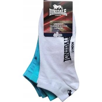 Pánské oblečení Kotníkové Ponožky Lonsdale s nápisy, velikost 36-39