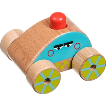 autíčko Lucy & Leo 156 Dřevěné pískající auto