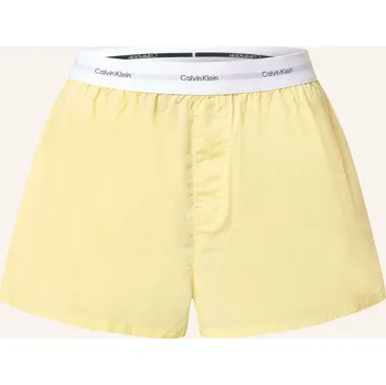 Dámské pyžamo Calvin Klein Dámské Pyžamové Šortky Cotton Poplin, tmavě...