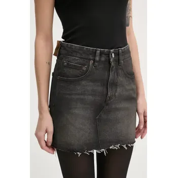 Dámská sukně Džínová sukně MM6 Maison Margiela šedá barva, mini, pouzdrová, S62ME0011.S30848 90X, vel. XS