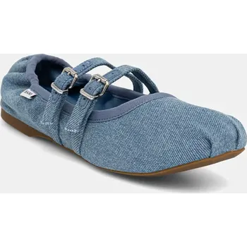 Dámské baleríny Baleríny Tommy Jeans BALLERINA DENIM modrá barva, EN0EN02782 55J, EUR 41