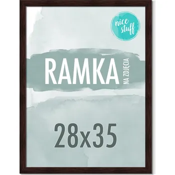 Obraz RÁMEČEK NA FOTOGRAFIE 28x35 RÁMEČKY NA FOTOGRAFII 35x28 tmavě HNĚDÁ hnědá