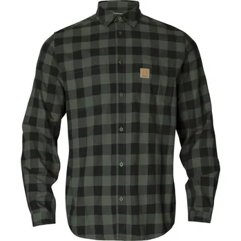 Pánská košile HÄRKILA - Scandinavian košile pánská Green check Tmavě zelená XL