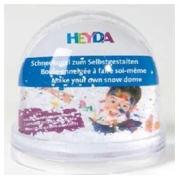 Sněhová koule - těžítko, šířka 9 cm, výška 8,5 cm