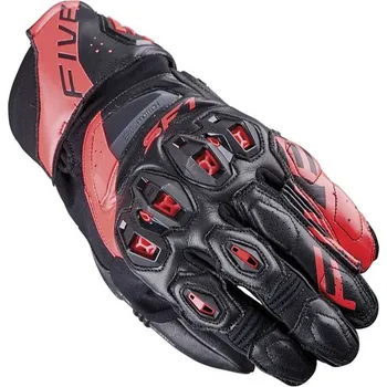 Moto rukavice Five SF1 Evo black/fluo red vel.XL