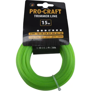 Struna žací (s výstuhou) (2.7mm) (15m) spirála PROCRAFT SP/J-2.7/15