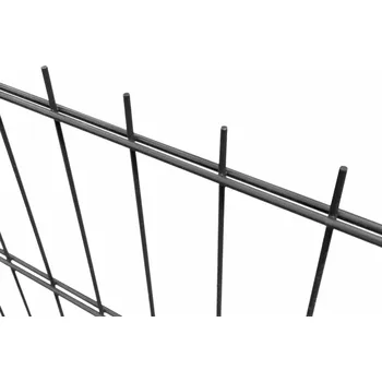 Pletivo Plotový panel 2D - výška 103 cm, drát 5/4/5 mm, PVC antracit