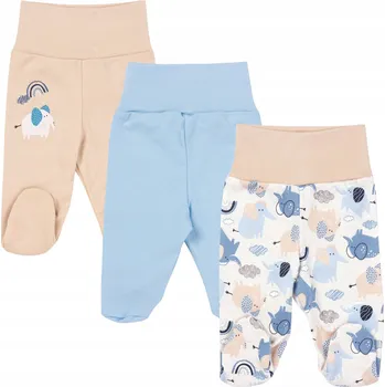 Dupačky 3PAK POLODUPAČKY KOJENECKÉ BEZTLAKOVÉ BAVLNA 68