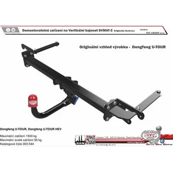 Tažné zařízení Tažné zařízení Dongfeng U-TOUR 02/2022-> SV 003-544, SVC GROUP