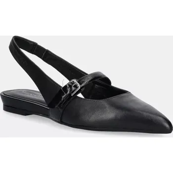 Dámské baleríny Kožené baleríny Marc O'Polo PENELOPE 2A černá barva, s odkrytou patou, 50318781101100 99X, EUR 40