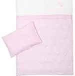 Povlečení TRÄUMELAND 2-dílné do postýlky 100/135 + 40/60 krone rosa